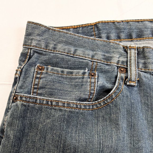 Levi's 559 Relaxed Straight Blue Gray Jeans - Picture 4 of 9